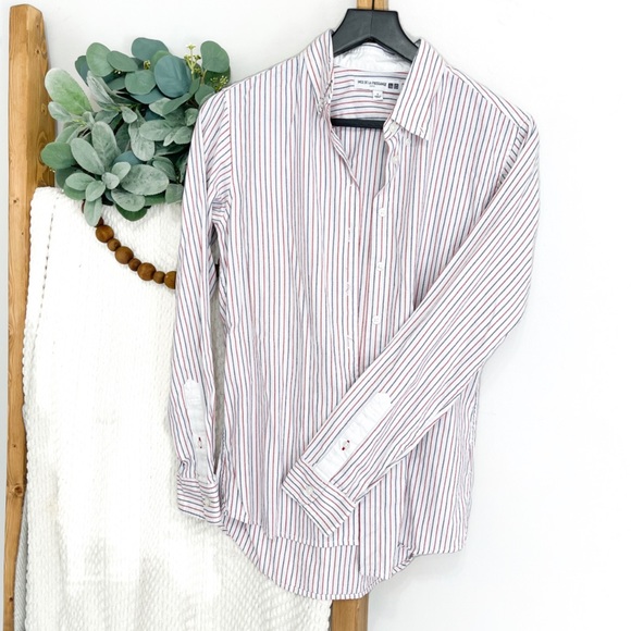 Uniqlo Tops - Uniqlo Ines De La Fressange Paris Striped Button Down Long Sleeve